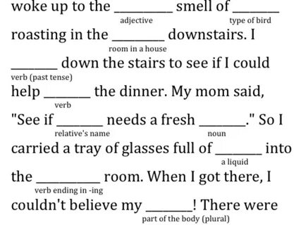The adjective story