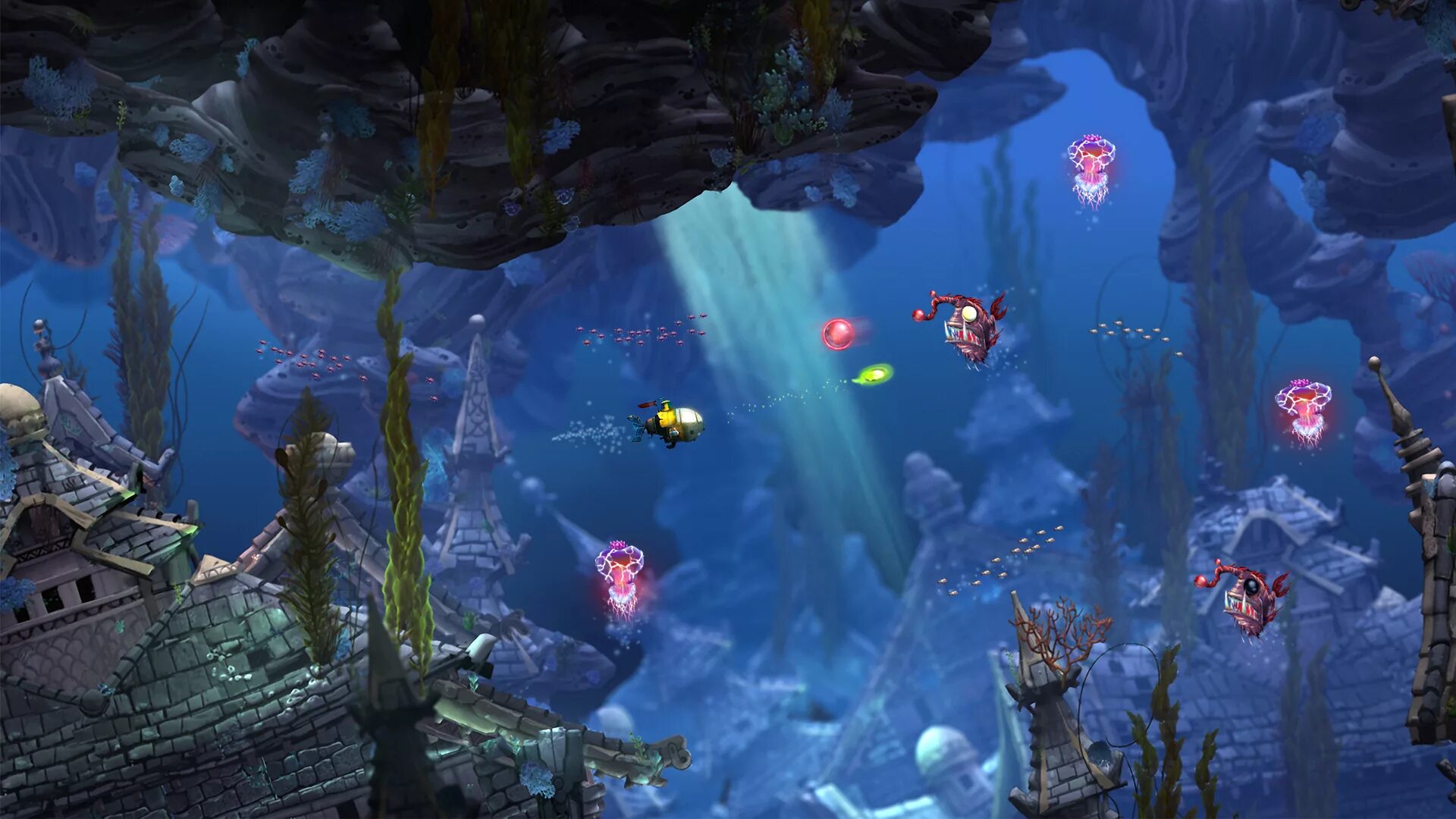 Игра где вода. Song of the deep игра. игры с подводным миром. игра в подводном мире. подводный игровой мир.
