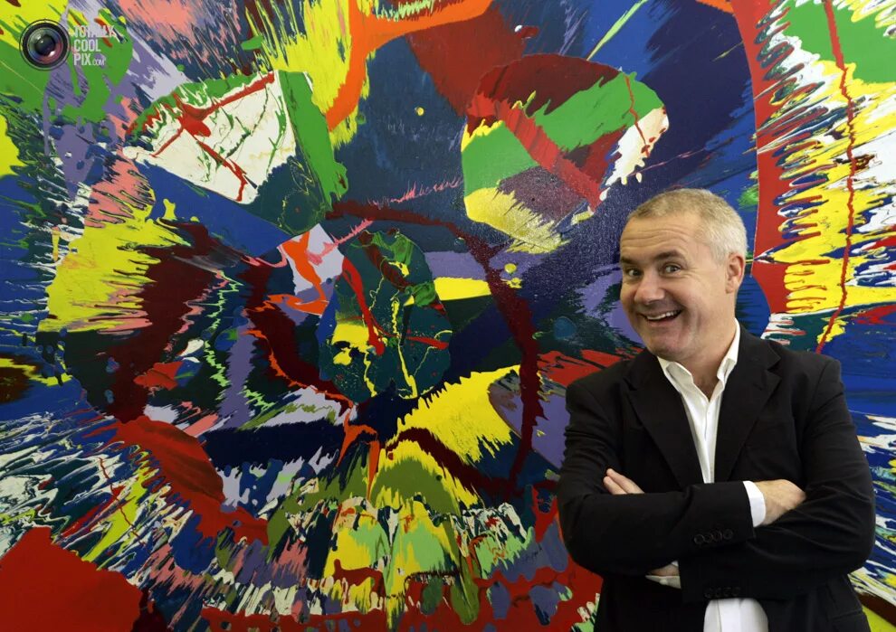 Бизнесмен с кистью. Альдо бальдинг. Дэниел дэмиен хёрст. Художник и бизнесмен. Бизнесмен художник.