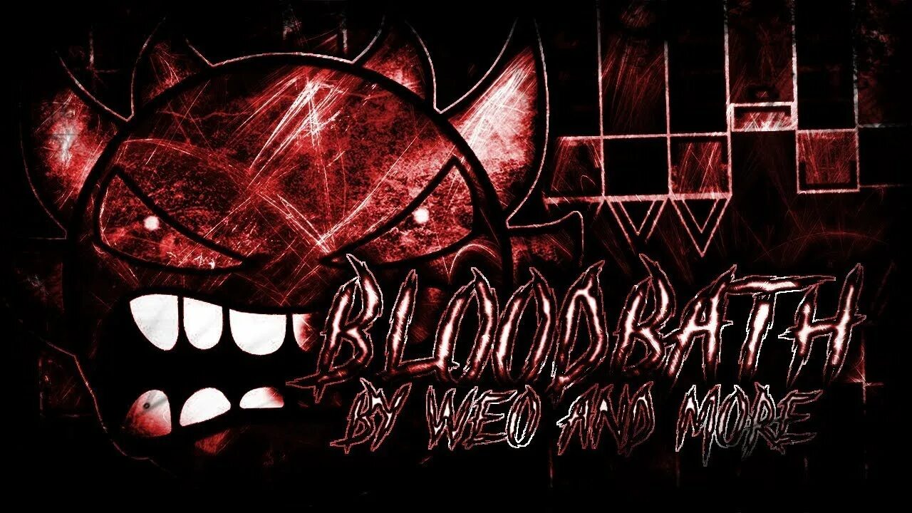 Bloodbath geometry dash 100. Блудбаф. Bloodbath геометрии даш. Блудбаф. Bloodbath geometry dash 100.