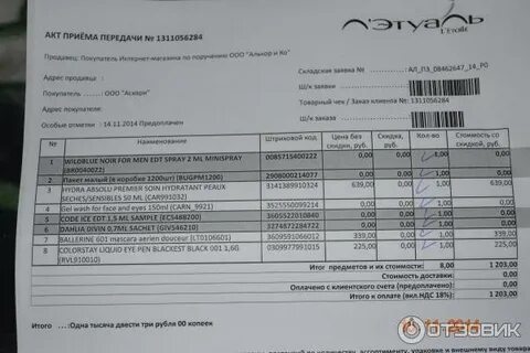 Акты озон