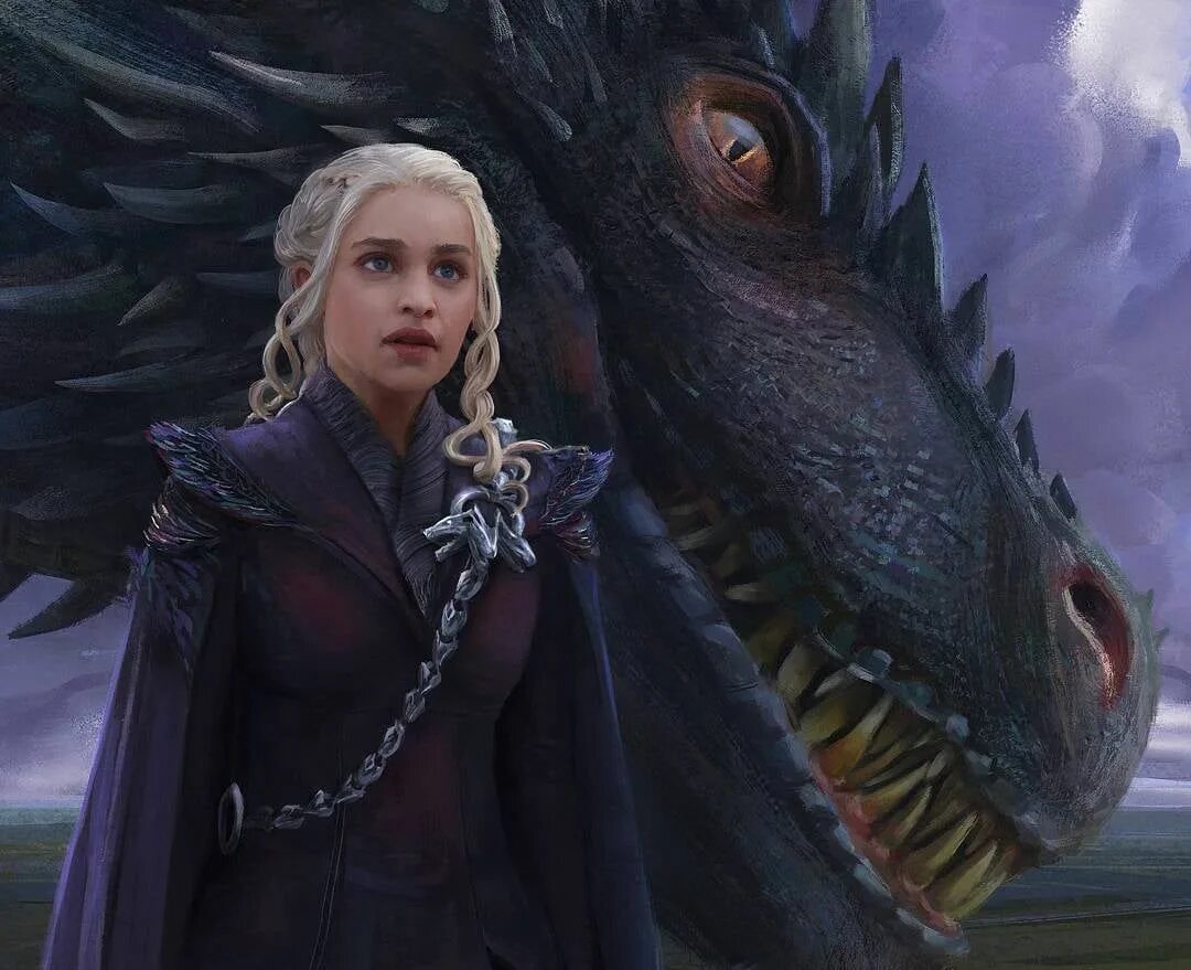 The mother of dragons. Дейнерис Таргариен и драконы. Визерион Таргариен.