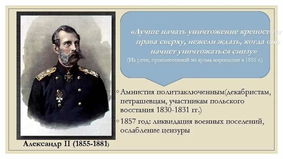 Уничтожение крепостничества. Крепостное право в россии установлено в