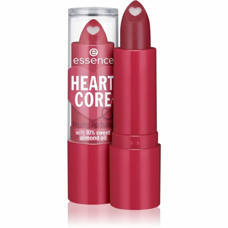 Оттеночные бальзамы для губ отзывы. Heart Core Essence бальзам. Бальзам для губ Essence Heart Core 01. Бальзам для губ `Essence` Heart Core Fruity. Помада Essence Heart Core.