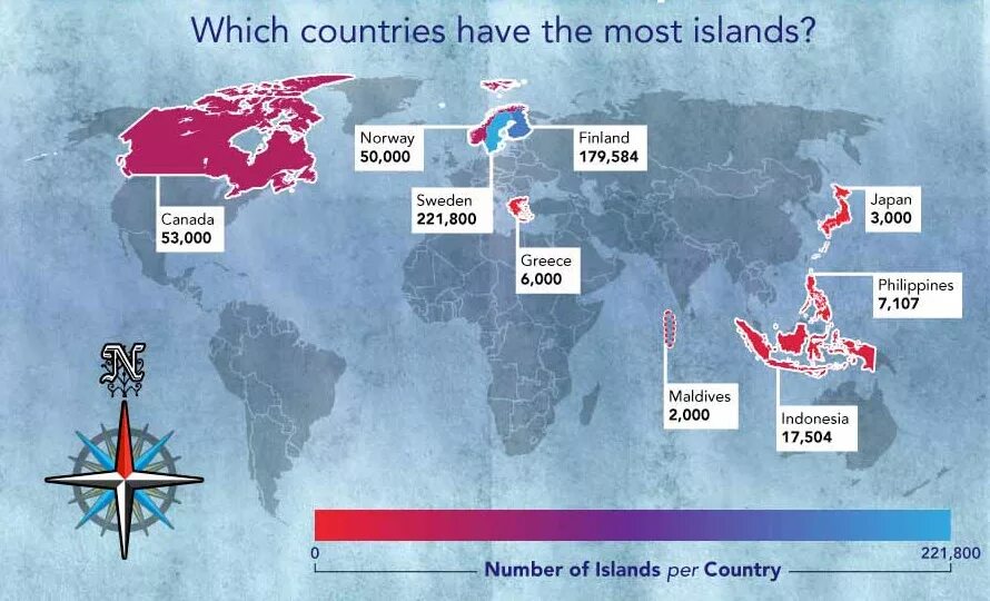 Which country has the most. Государство с большим количеством островов. Страна с наибольшим количеством островов. Какая Страна имеет больше островов. Государство с самым большим числом островов.