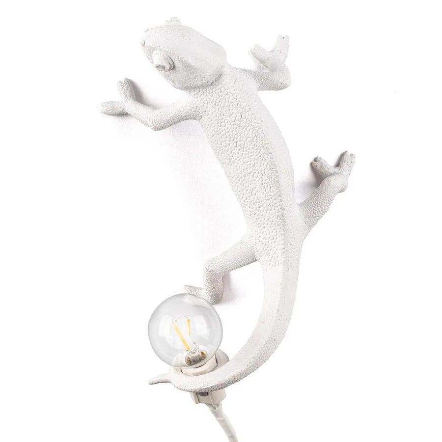 Светильник хамелеон. Настольная лампа Seletti Chameleon. Бра Seletti Chameleon Lamp going up. Селетти светильник хамелеон. Светильник настенный Chameleon going up, белый.