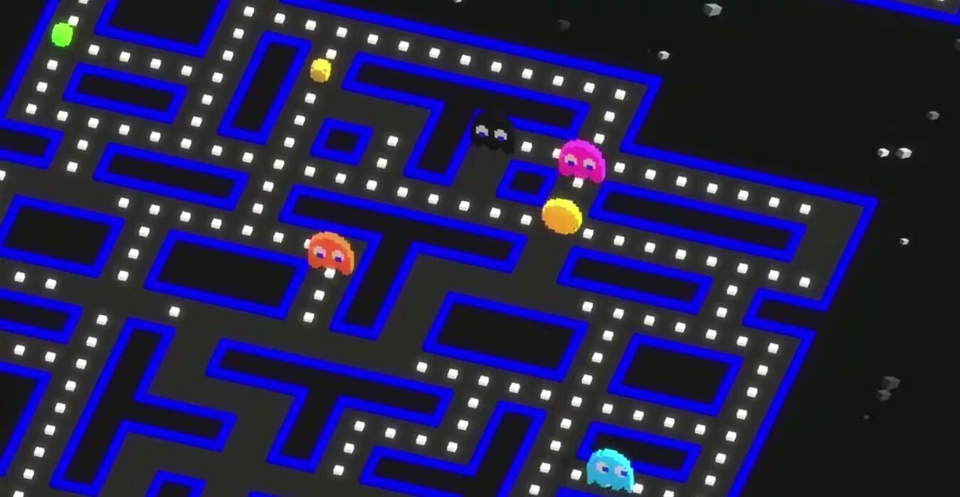 Pacman игра. пакман фон. жанр игры пакман. пакман оригинал. пакман костюм.