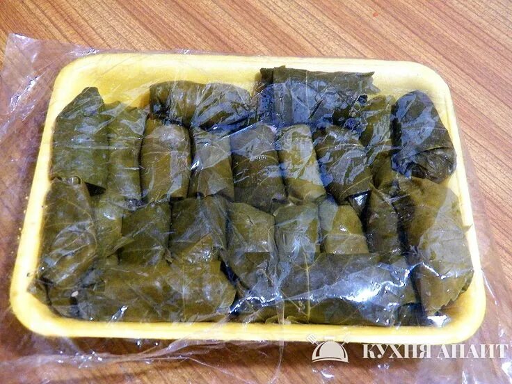 Можно ли заморозить долму из виноградных листьев