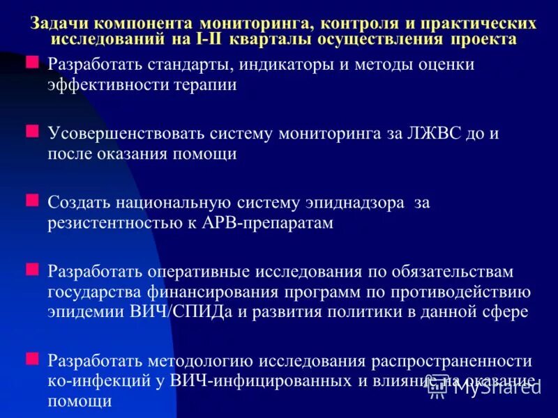 Качество лечения оценка. Компоненты мониторинга наблюдения исследование. СПИД мониторинг. Компоненты задачи. Показатель эффективности лечения ВИЧ.