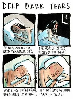 She woke
