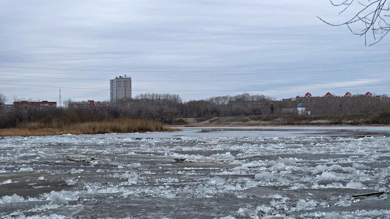 Паводок в городе кургане