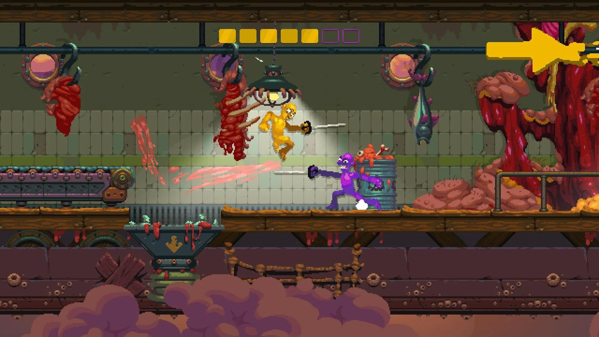 Nidhogg (2014). Игра платформер хардкор. Nidhogg 2 ps4. 2d инди игры. Инди кооп