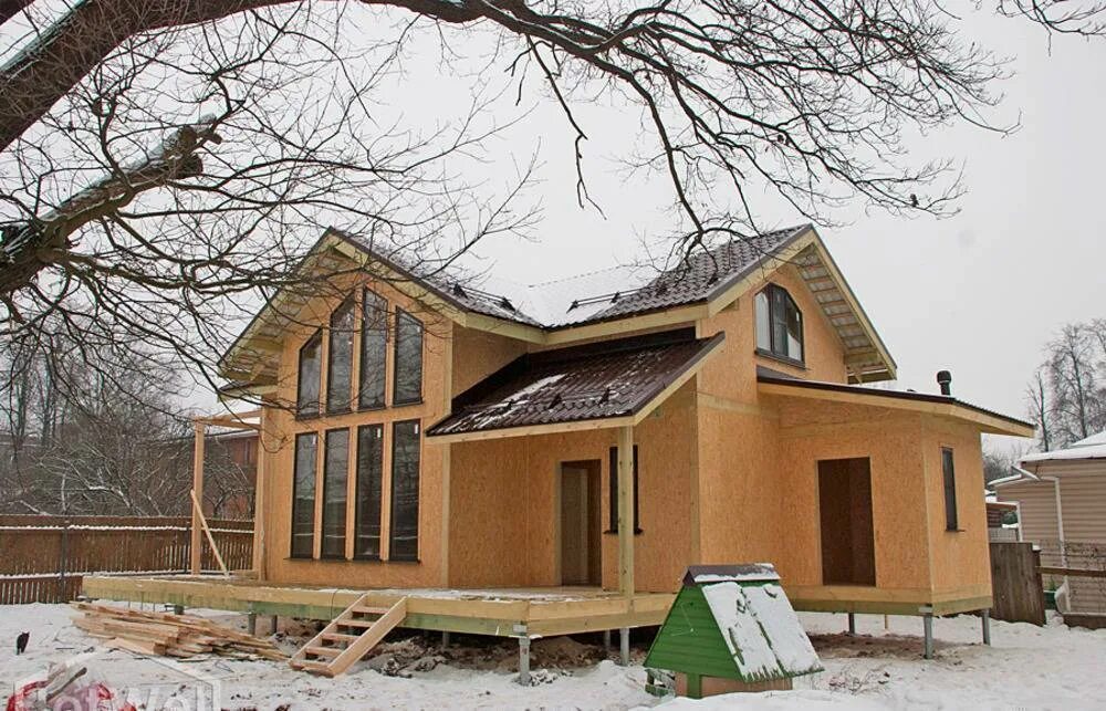 Дом из сип под ключ с отделкой. Дом по канадской технологии. дом из сип панелей. сип дом. проекты быстровозводимых домов.
