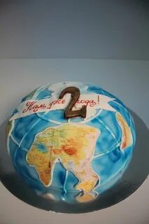 Торт глобус