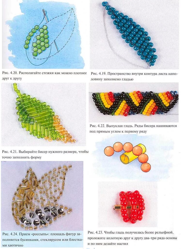 Способы плетения колечек из бисера. Браслет из бисера для начинающих. Изделия из бисера. Схема плетения из бисера пошагово. Украшения из бисера.
