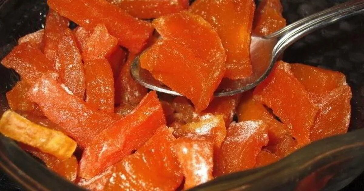 Как сушить цукаты из тыквы