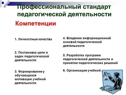 Стандарт педагогической деятельности