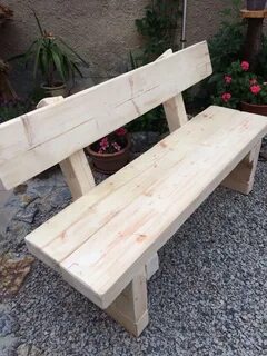 Скамейка без спинки своими руками из дерева