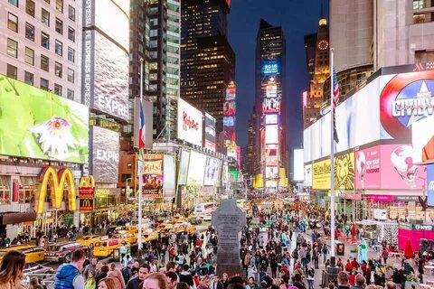 Crowded square