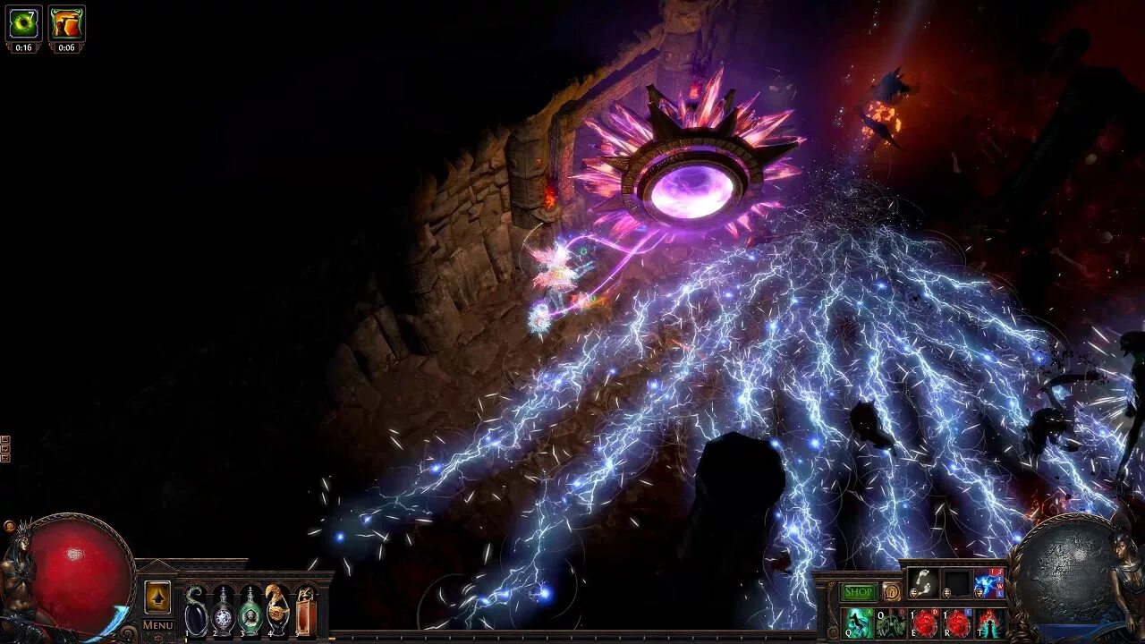 Poe vaal. Гем Lightning Strike POE. Vaal Temple POE. Path of Exile Ваал. Сумерки Ваал Path of Exile.