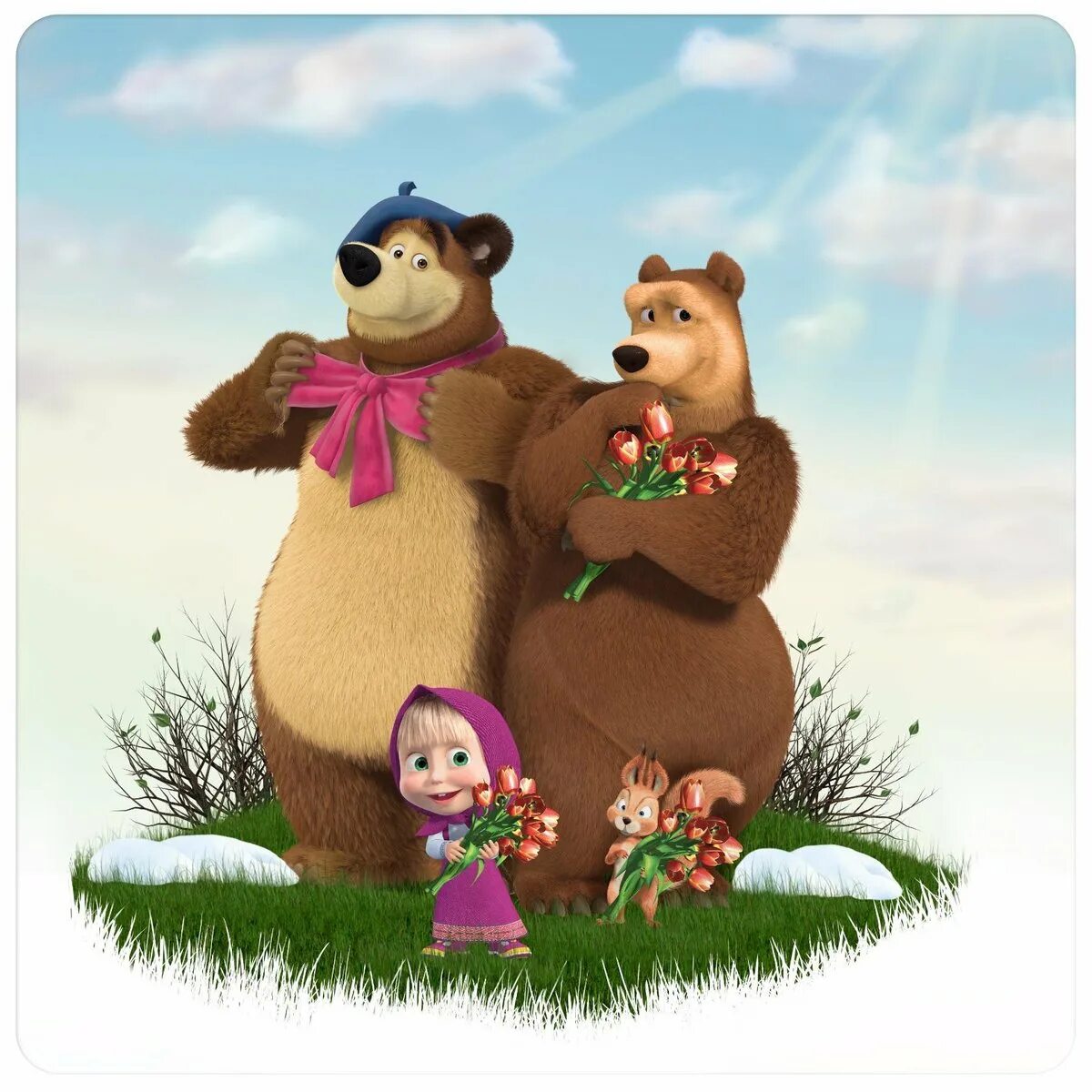 Почему маша и медведь вместе. Маша и медведь. Медведь из мультика. Герои мультфильма Маша и медведь. Маша и медведь Медведица.
