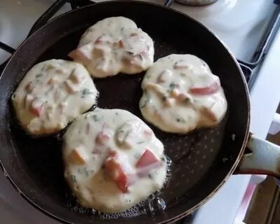 Рецепт пиццы оладьями на сковороде