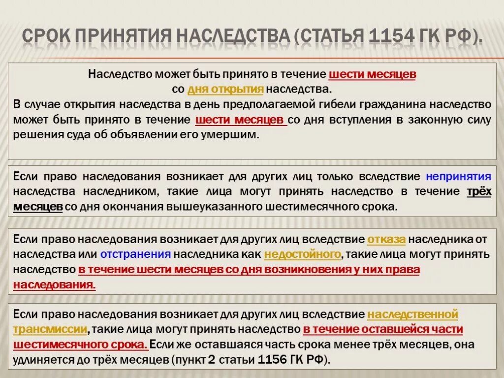 Как можно оформить наследство. Сроки вступления в наследство. После вступления в наследство. Наследование по закону сроки принятия.