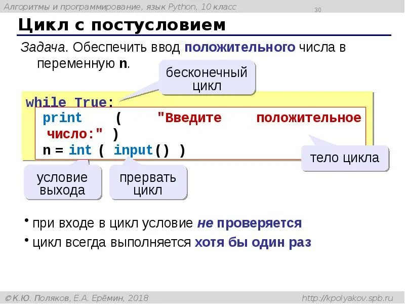 Ввод в цикле python