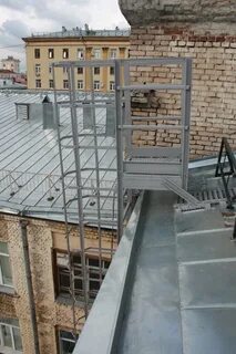 Монтаж пожарных лестниц