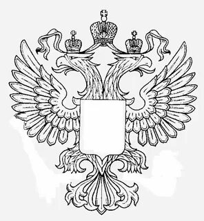Герб орел вектор
