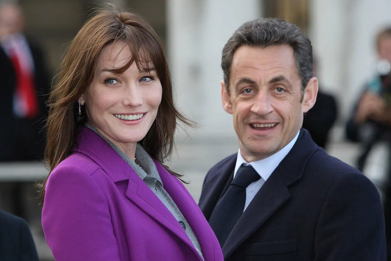 Бывшая саркози. Николя Саркози с женой.