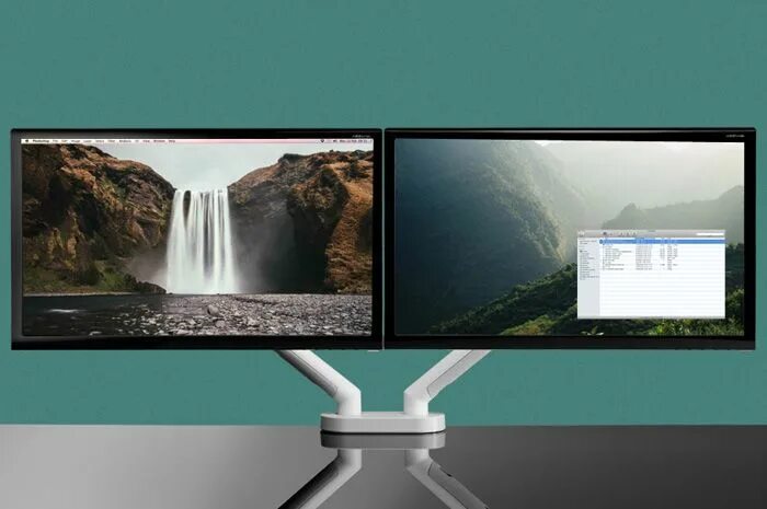 Output screen
