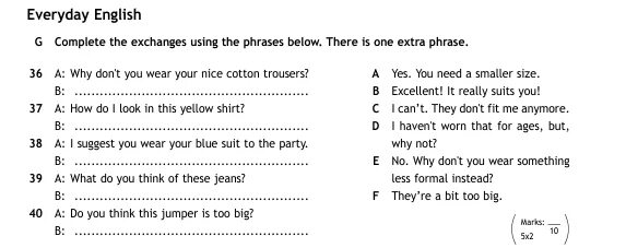 Complete the exchanges using the phrases below. Complete the exchanges using the phrases. complete the exchanges using the phrases below there is one extra phrase. complete the exchanges using the phrases in the list. complete the exchanges using phrases from the list.