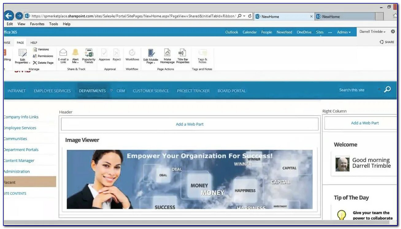 Portal employee