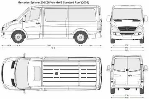 Габариты мерседес спринтер