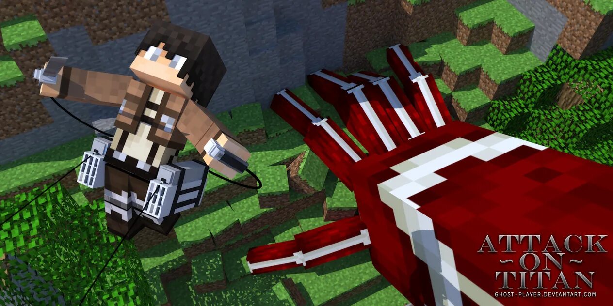 Attack mod. Мод на атаку титанов в майнкрафт 1.16.5. attack titan mod 1.12.2.