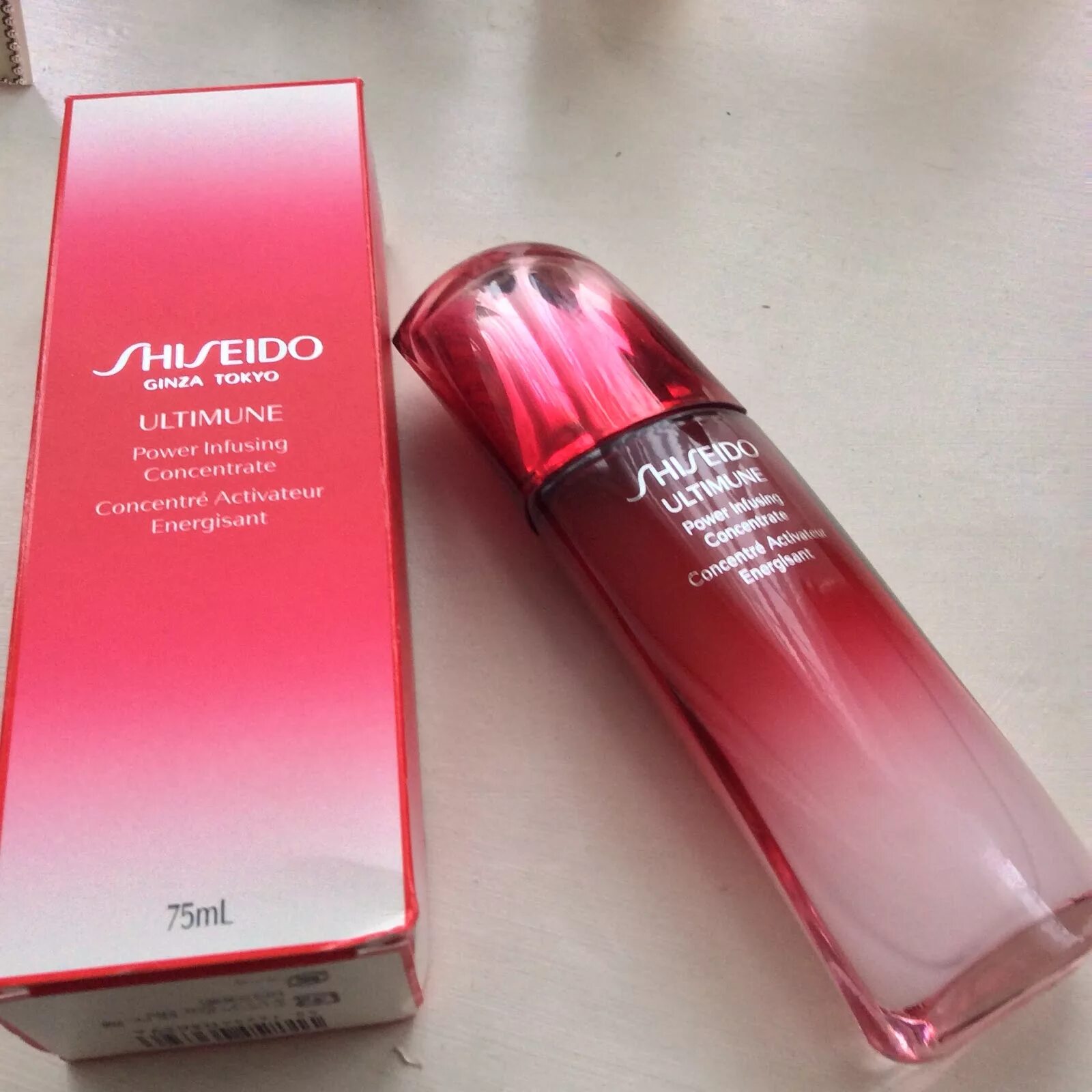 Шисейдо ультимуне концентрат. Shiseido 35+. Сыворотка Shiseido красная. Shiseido Ginza Tokyo Ultimate.