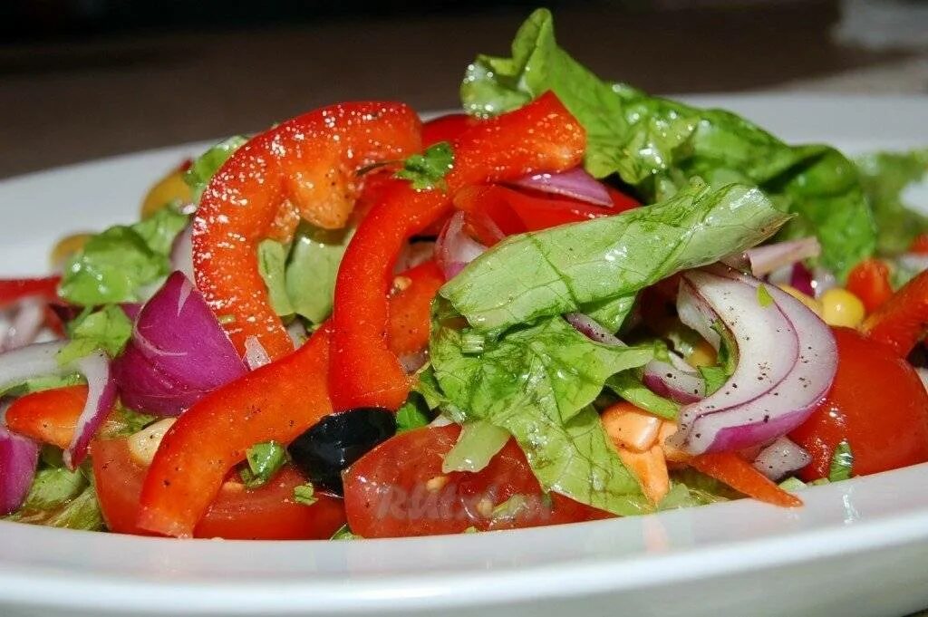Салат без овощей рецепт