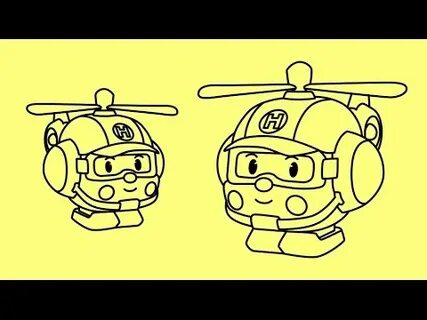 Как нарисовать робокар поли