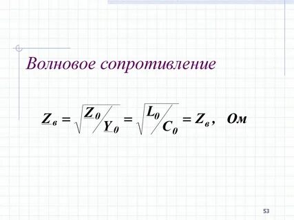 Волновое сопротивление