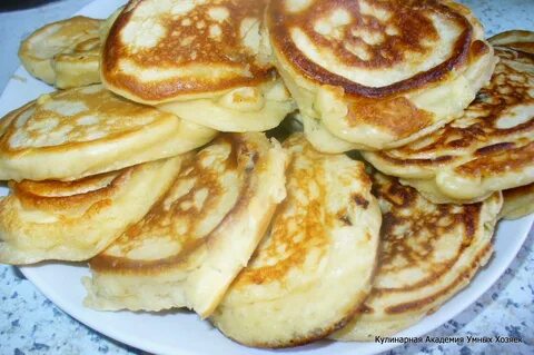 Оладушки с сыром на молоке