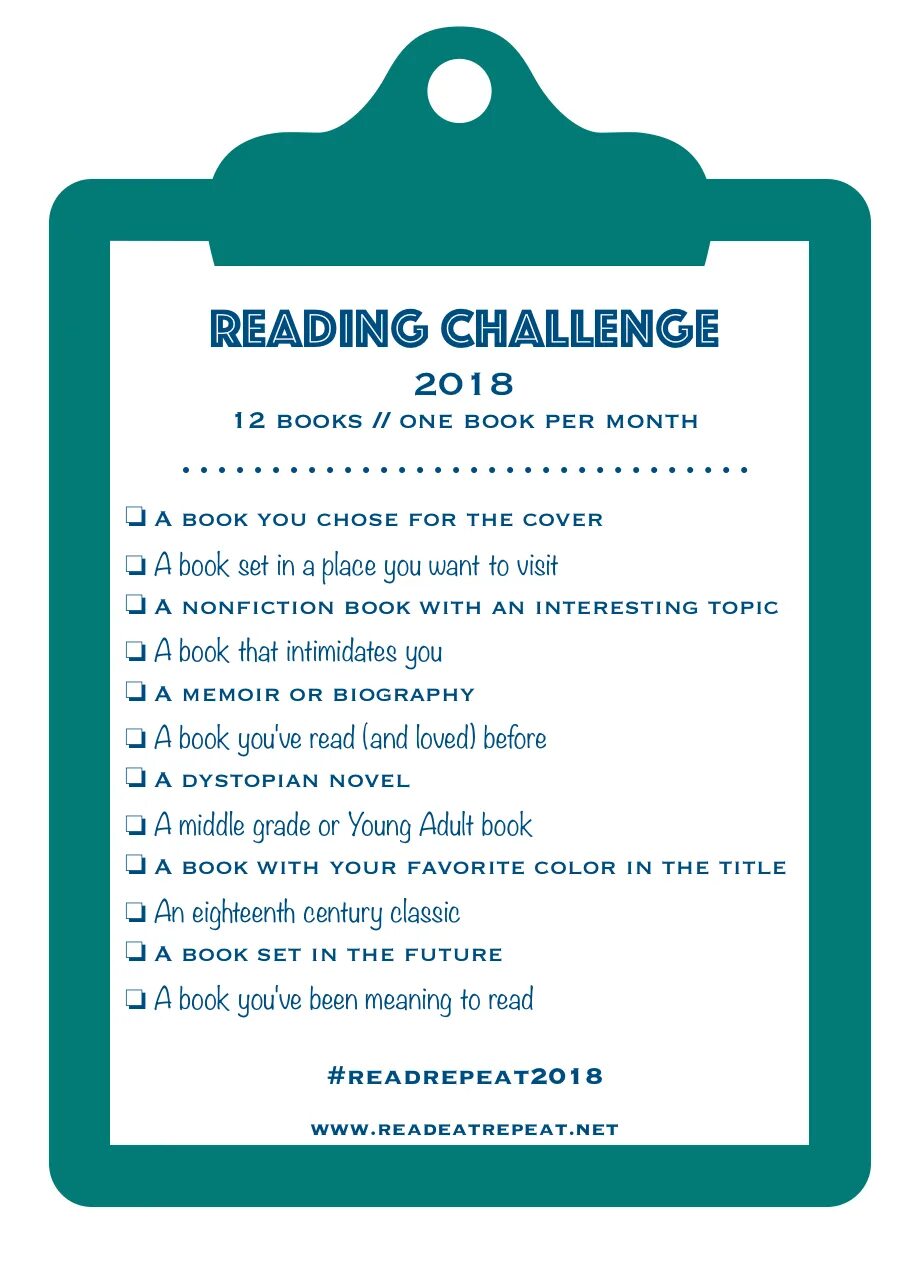 Reading challenge 1