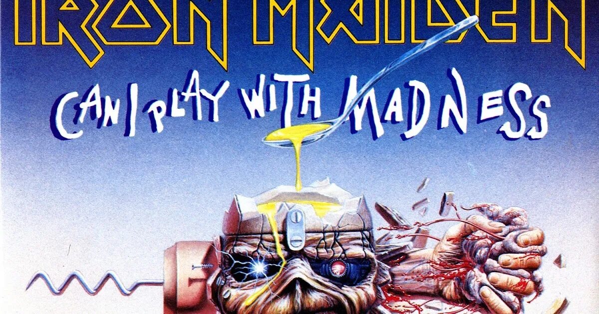 Playing with madness. Iron maiden 1988. iron maiden can i play with madness - 1988. iron maiden обложки альбомов.