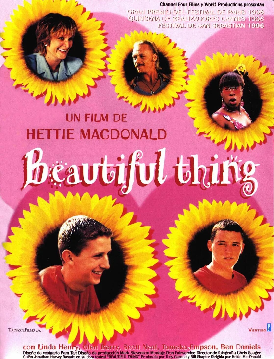 Красота (beautiful thing, Великобритания, 1996). Beautiful thing 1996 poster.