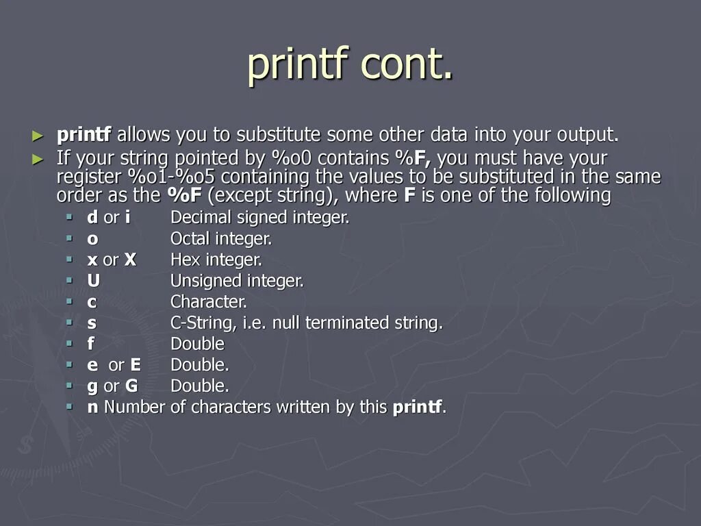 Other data