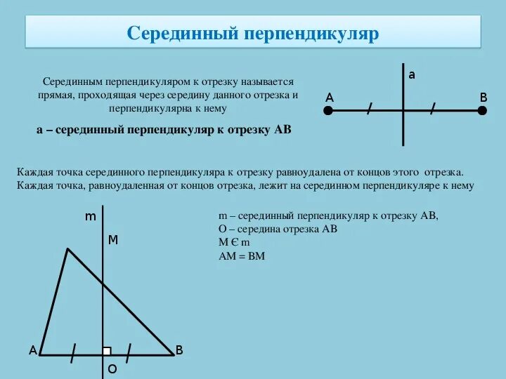 Каждая точка равноудаленная от концов. Уравнение прямой серединного перпендикуляра к отрезку. Уравнение серединного перпендикуляра к отрезку. Уравнение серединного перпендикуляра к отрезку формула. Серединный перпендикуляр отрезка доказательство.