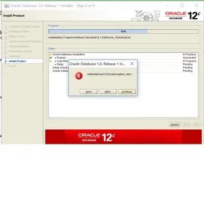 Oracle error