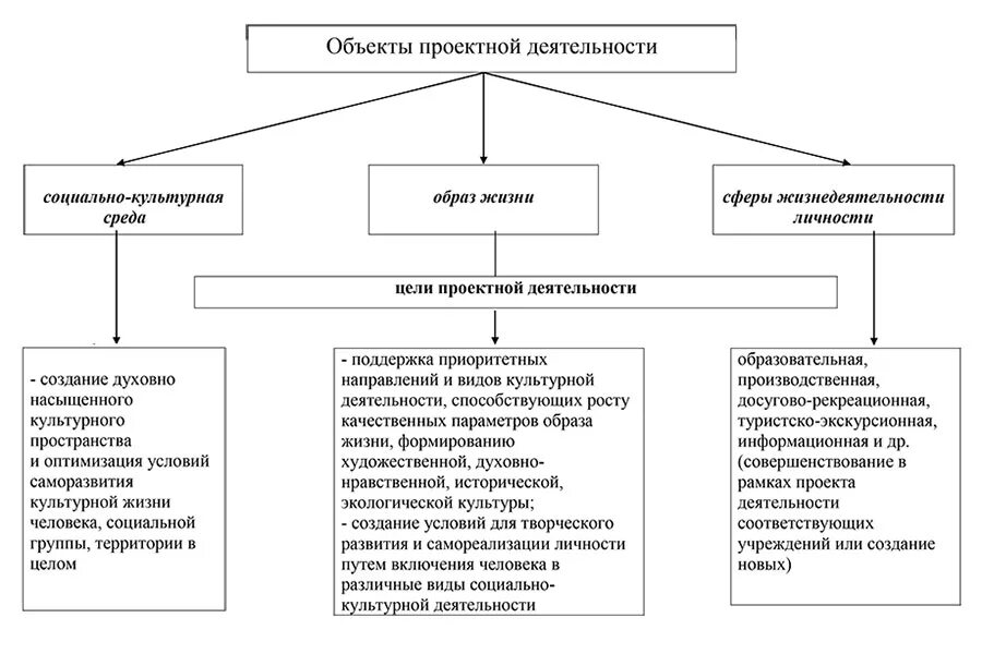 Виды социально культурных проектов