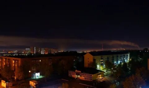 В ночное время выбросы