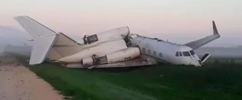 Самолет сел в горах